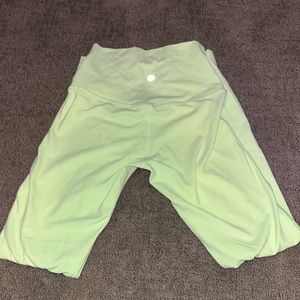 yellow/green lululemon leggings